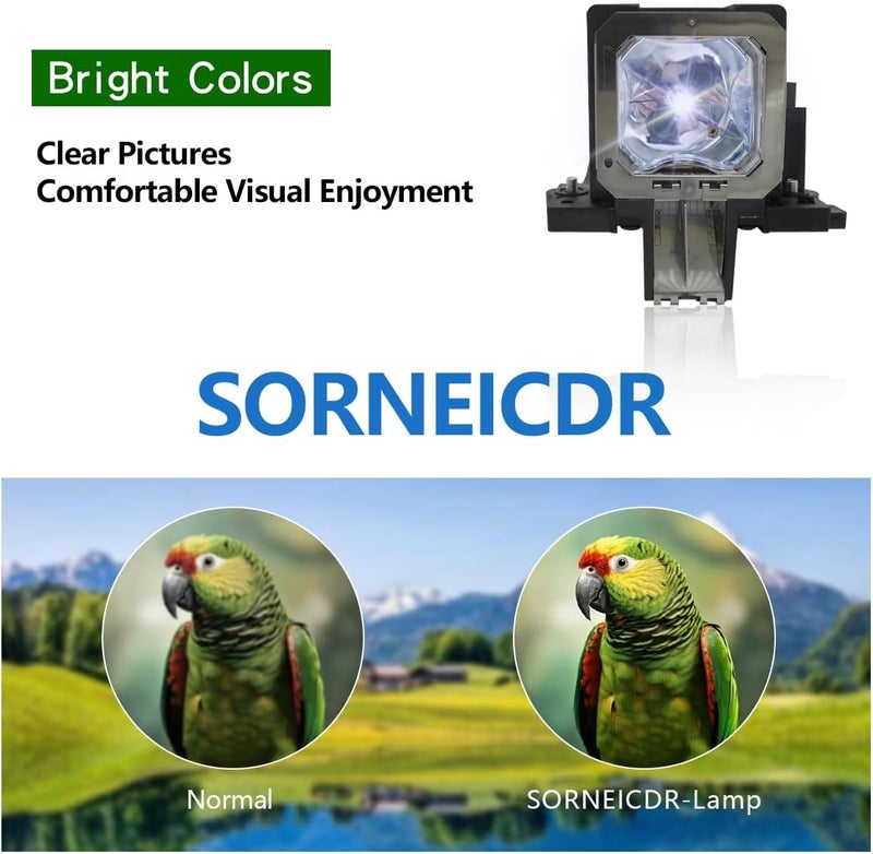 SORNEICDR PK-L2312U/PK-L2312UG Replacement Projector Lamp Bulb Compatible with JVC DLA-RS66 DLA-X35 DLA-X700R DLA-X500R DLA-X55R DLA-RS46U DLA-RS48 DLA-RS48U DLA-RS4810 DLA-RS49 RS4910 - Image 3